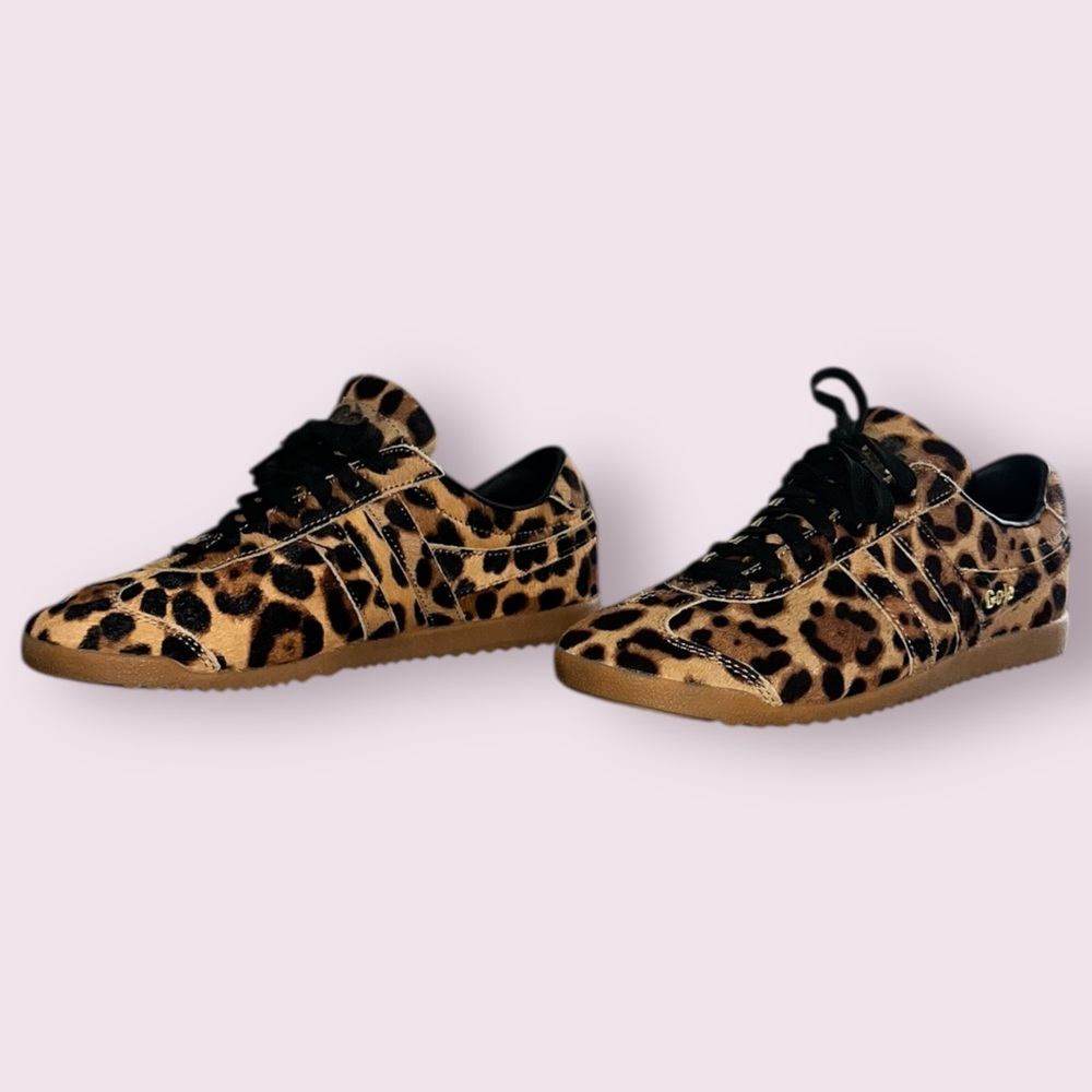 Gola Leopard Print Sneakers - Picture 3 of 7
